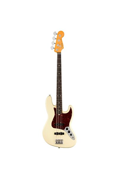 FENDER American Professional Iı Jazz Bass Gülağacı Klavye Olympic White Bas G...