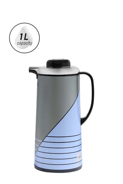 ROYALFORD Vacuum Flask Double Wall 1000Ml Hot And Cold Strong And Durable Iron Body With Glass Inner