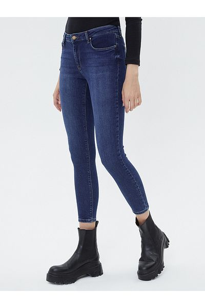 Loft Lf 2025956 - Nicole Mersa Women's Denim Trousers, Mid Wash, 20k