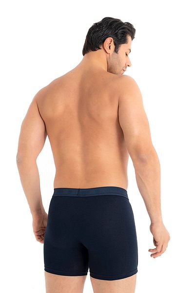 Jiber Men's 3-Piece Cotton Modal Navy Blue Boxer 288