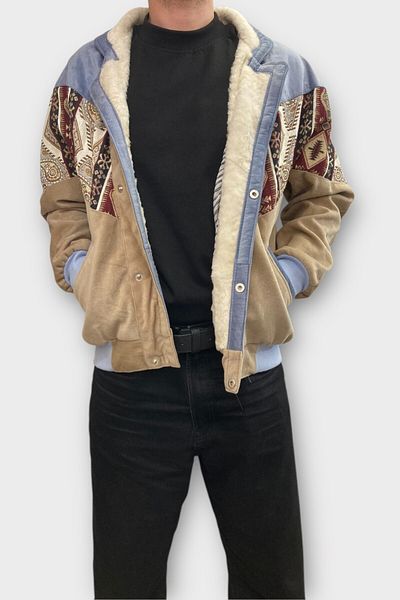 CANMODA ΜΕΣΑΙΟ ΜΕΓΕΘΟΣ ΓΥΝΑΙΚΕΙΟ & ΑΝΔΡΙΚΟ OVERSIZE ΡΕΤΡΟ ΒΙΝΤΕΖ ΜΠΟΥΦΑΝ
