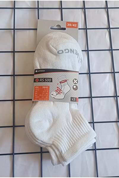 Decathlon Тенісні шкарпетки - середньої довжини - набір з 3 пар, білі-rs 500