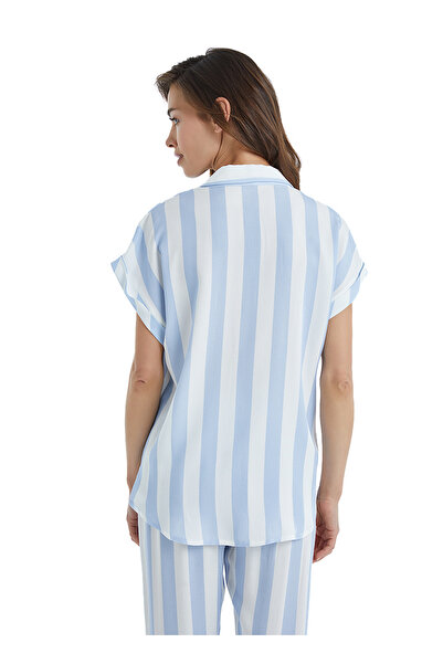 Blackspade Top de pijama pentru femei 51352 - Albastru