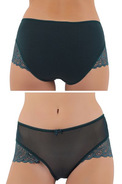 Merry Secret's Chiloți de bază din bumbac pieptănat cu textura moale pentru femei