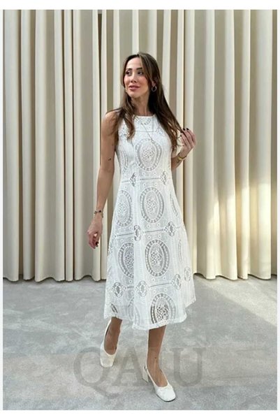 NÜANS MODA فستان الدانتيل
