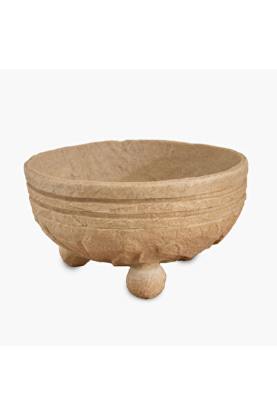 Home Box وعاء زخرفي من الترافرتين من وايتون، مقاس 25×25×14 سم