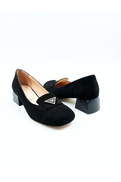 Tenau Kadın Hakiki Deri Topuklu Ayakkabı