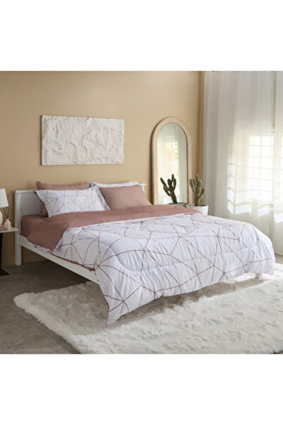 Home Box طقم لحاف هامبتون دوتري سوبر كينج، 6 قطع، مصنوع من الألياف الدقيقة، م...