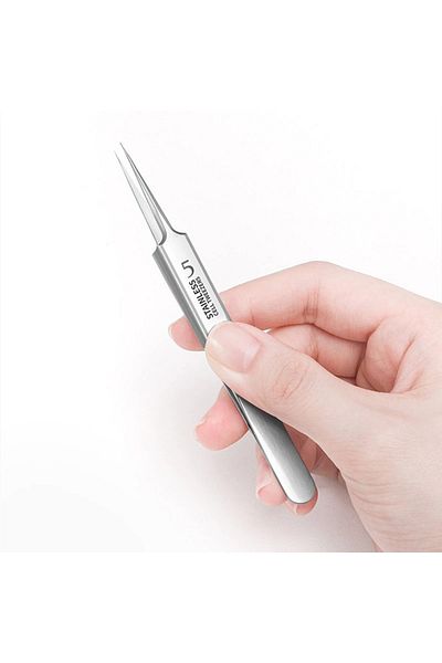 Jewval Blackhead Remover Ultra Fine Tweezers German Steel No:5 Professional Tweezers