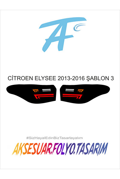 aksesuar folyo tasarım سيتروين إليزيه 2013-2016 إيقاف فوليو