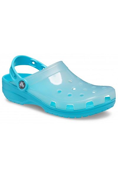 Crocs Classic Translucent Clog 39-40 EU - M7/W9 US Light Blue - Digital Aqua