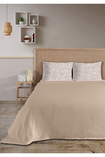 Evim 100% Cotton Olivia Powder Single Pique Set 160 X 230 cm