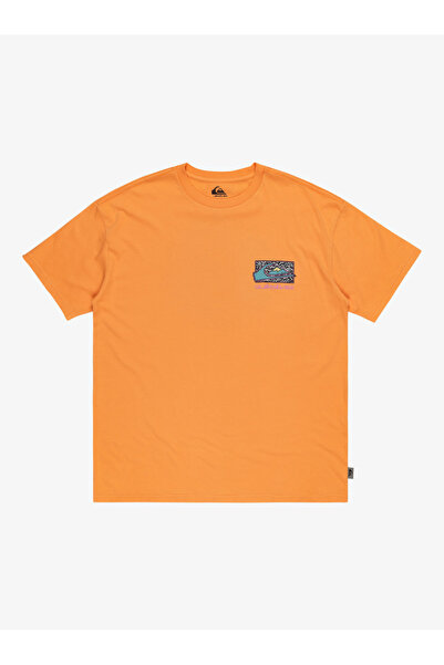 Quiksilver Tricou portocaliu pentru bărbați Spin Cycle Ss Eqyzt07653-25178