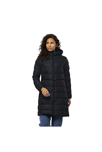 Jack Wolfskin Kadın Siyah LENAUPLATZ COAT 1207471-6350