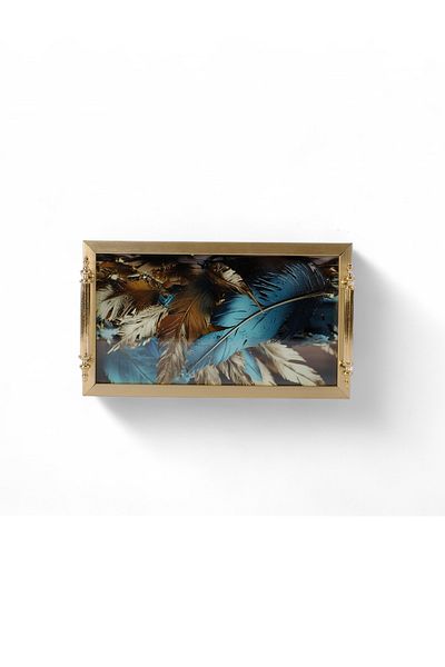 ROSE CENTER Decorative Tray, Special Design Presentation Tray, 32X18Cm