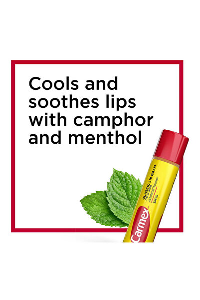 Carmex مرطب شفاه طبي من كارمكس، مرطب شفاه للشفاه الجافة والمتشققة - 3 قطع