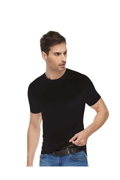 KEYAL Elit Men's 3 "Black Elestan Cotton Zero Collar Short Sleeve Body