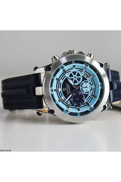 Reward Rwa146182 Men's Wrist Watch with Leather Band