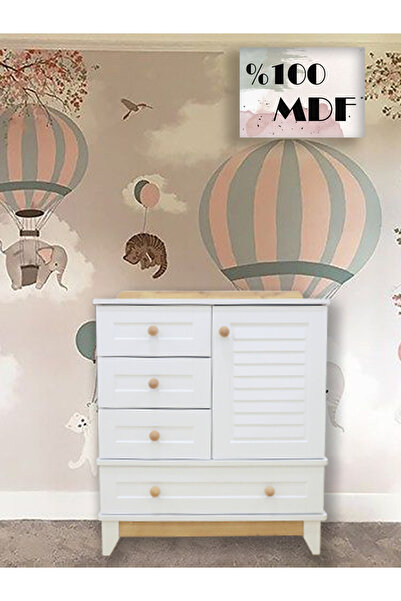 Koza %100 MDF Nova Bebek & Çocuk Şifonyer