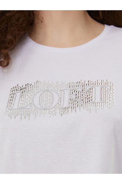 Loft Tricou de damă cu mânecă obișnuită