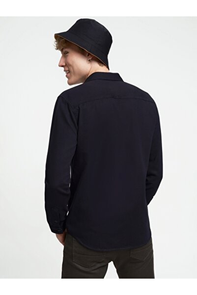 Loft Ανδρικό πουκάμισο μαύρο LF 2028625