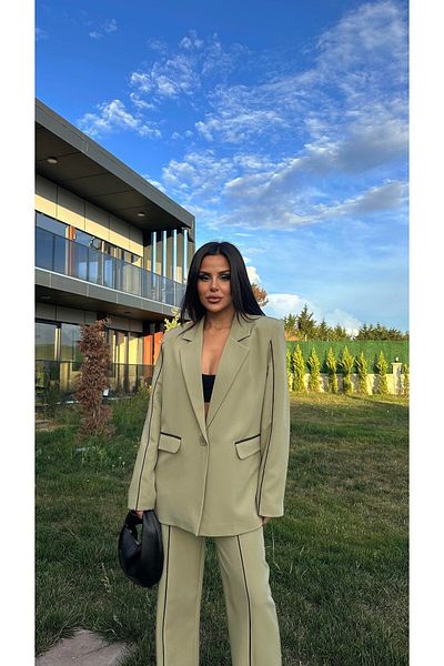 buqre's moda Double Blazer Jacket Set