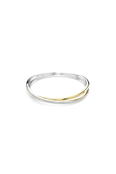 Swarovski Hyperbola Gerdanlık, Yuvarlak kesim, Beyaz, Karışık metal yüzey