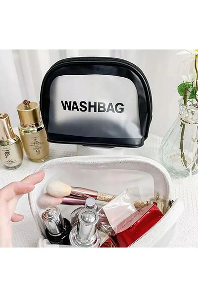 TECOS Travel Cosmetic Bag, ®, Dimensions 20x8.5x14.5 Cm, ​​Waterproof, Black