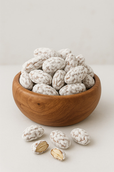 KAVLAK KURUYEMİŞ Mardin Usulü Tırtırlı Hayalet Badem Şekeri 250 gr