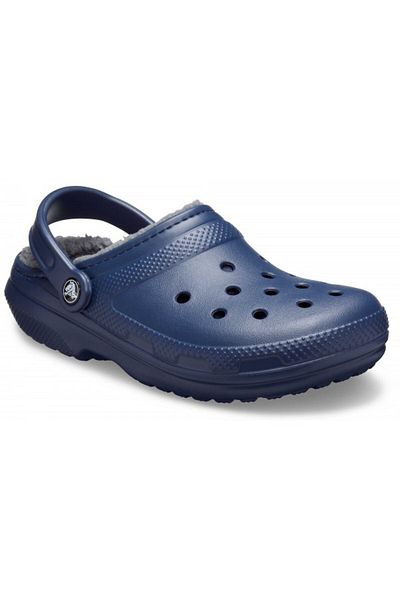 Crocs Saboți Classic Lined Clog 45-46 Eu - M11 Us Albastru - Bleumarin/cărbune