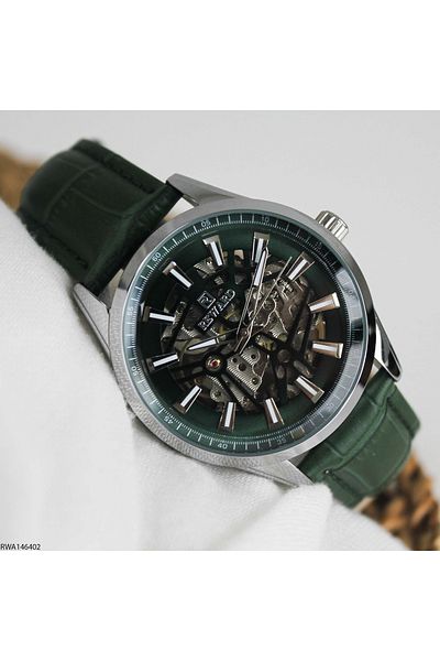 Reward Rwa146402 Automatic Men's Wrist Watch with Leather Band