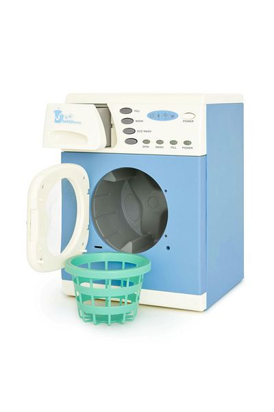 Casdon - Electronic Washer: Toy with lights, sounds, Blue, 3+.
