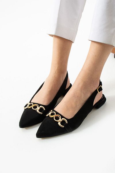 Glenz Women's Daily Buckle Ballerina Shoes Ts1181