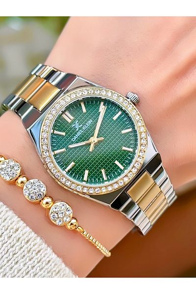 Daniel Klein Steel Cord Women's Wristwatch