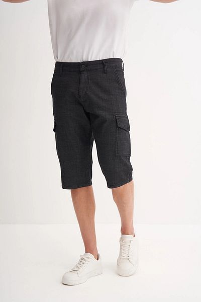 Cazador Regular Fit Cargo Denim Bermuda Shorts 6716
