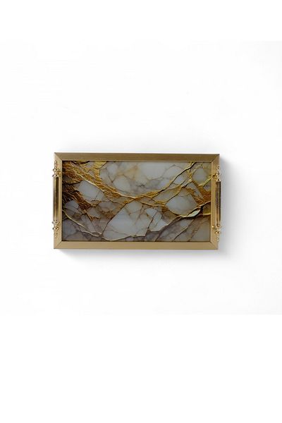 ROSE CENTER Decorative Tray, Special Design Presentation Tray, 32X18Cm