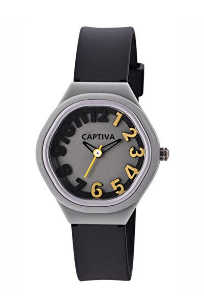 captiva ساعة يد للأطفال بطول 30 مترًا مقاومة للماء من السيليكون التناظري CP.Y...