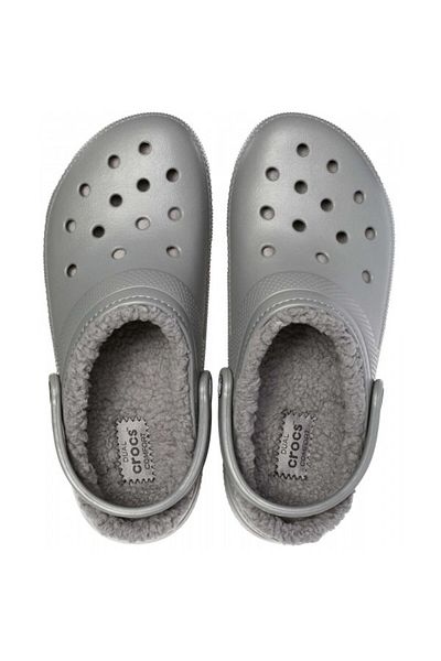 Crocs Clogs Classic Lined Clog 43-44 Eu - M10/w12 Us Gray - Slate Grey/smoke