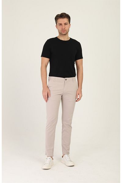 TOM FREE STORE Men's Lycra Flexible Cotton Chino Pants