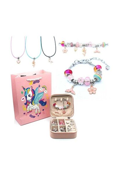 dehkah مجموعة صنع أساور ساحرة للبنات - 66 قطعة