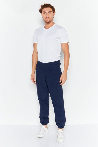 Reebok Men Sportswear Fit Brand Logo Training Sweatpants, Navy Blue