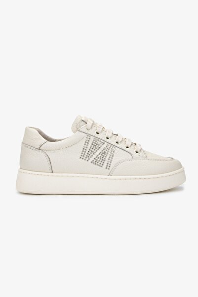 Valmenti Kadın Hakiki Deri Bej Sneakers & Spor Ayakkabı