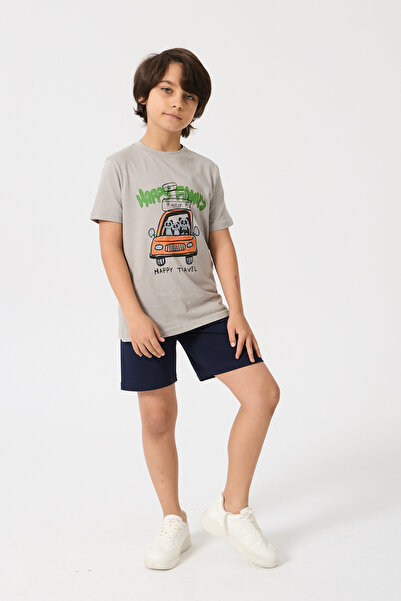 Nisrakids Boy's Shorts Suit Bottom Top Cotton Combed Fabric