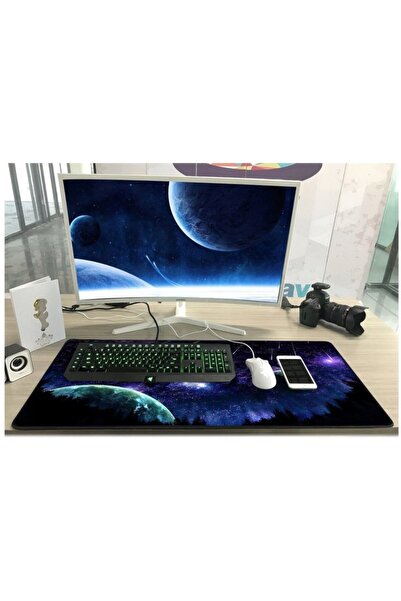 zola Mouse pad, rubberized for gaming, Meteor Shower, 90x40 cm