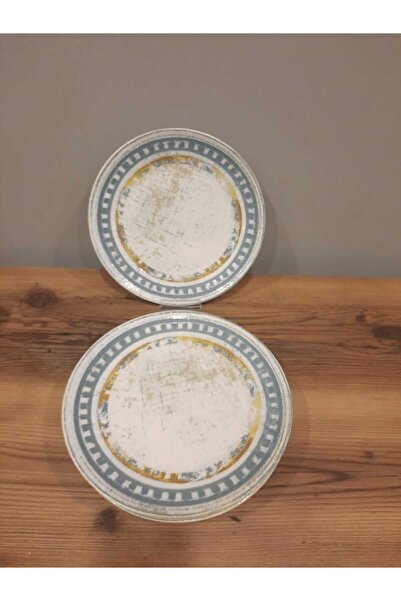 Keramika KERAMİKA SERVİS TABAĞI 26 CM 6 ADET DESENLİ