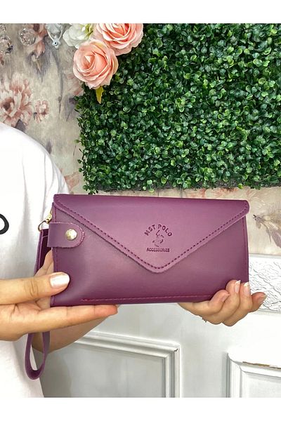 Esila Sirius Women's Wallet with Phone Compartment, Cash Compartment, Wrist Arm, Hand Strap Wallet