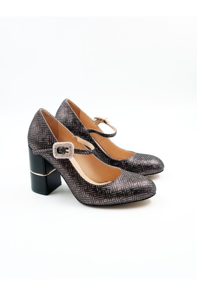 Tenau أحذية نسائية بكعب من الجلد الطبيعي