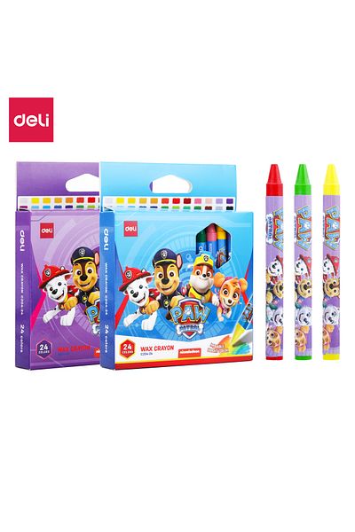 Deli Wax Crayon 24 COLORS EC204-24