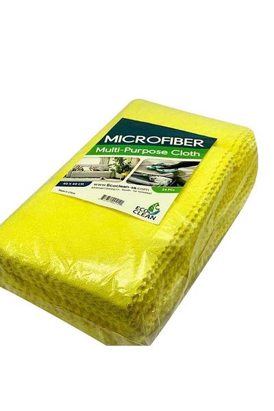 ECO CLEAN Microfiber Towels 40*40 CM - 24 Pcs