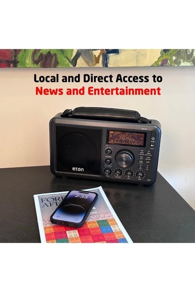 Eton Kısa Dalga, RDS, Bluetooth, Dijital Ayar, Tiz/Bas Kontrolü, 50 Hafıza İstasyonu